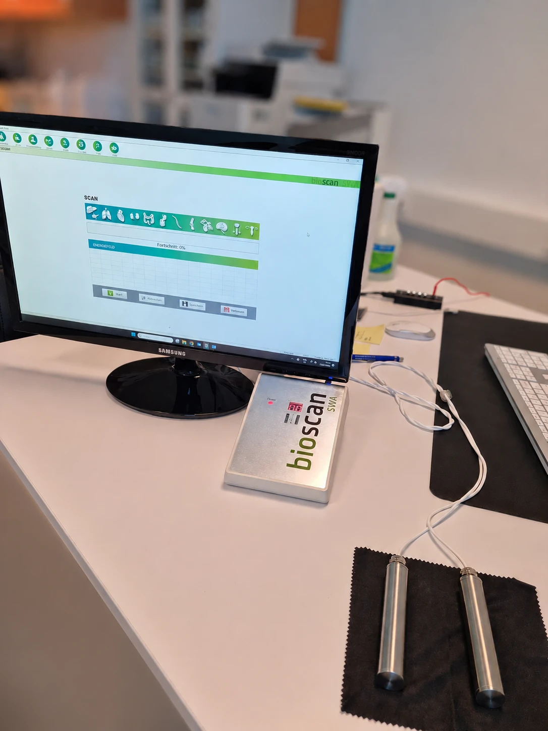 Bioscan SWA Messung bei Vitaluma – 240 Gesundheitsparameter in 2 Minuten ohne Blutabnahme